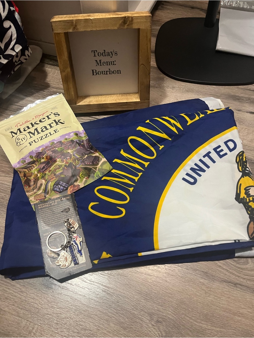 Ky state bundle- Commonwealth United Flag and Bourbon novelties